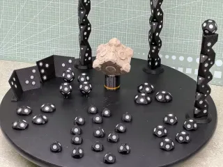 3D Tarama Referans Markörü — Sert Plastik
