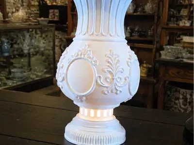 Antik LED Mum Lamba — Sert Plastik