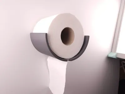 Bardak Formlu Tuvalet Kâğıtlığı — Sert Plastik