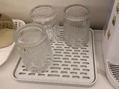 Bardak Süzme Tepsisi — Dayanıklı Plastik