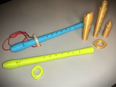 Blok Flüt — Sert Plastik