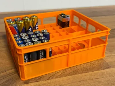Büyük Pil Kasası — Sert Plastik