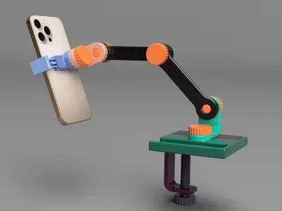 Çok Amaçlı Kollu Telefon Tutucu — Dayanıklı Plastik