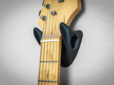 Duvar Gitar Askısı — Dayanıklı Plastik