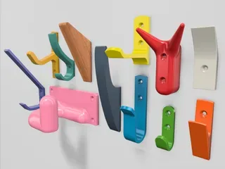 Duvar Kanca Seti — Dayanıklı Plastik