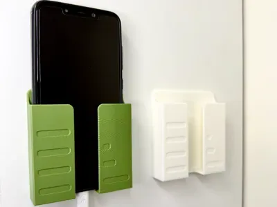 Duvar Telefon Tutucu — Sert Plastik