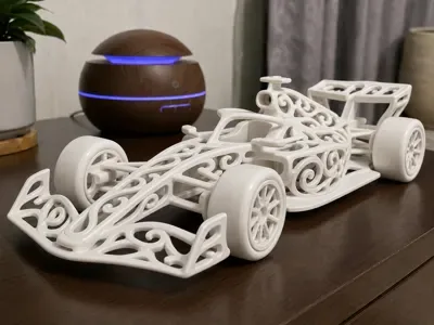 Formula 1 Voronoi Heykeli — Sert Plastik