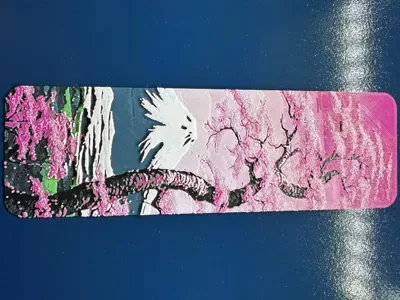 Fuji & Kiraz Çiçeği Ayraç — Sert Plastik