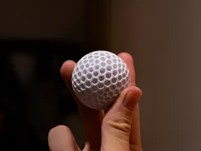 Havasız Golf Topu — Sert Plastik