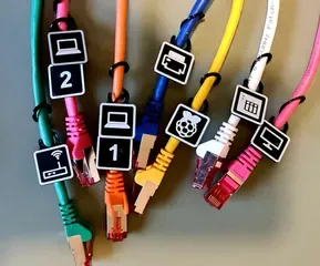 Kablo Etiket Seti — Dayanıklı Plastik