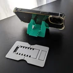 Kart Boyutunda Telefon Standı — Dayanıklı Plastik