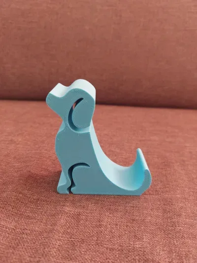 Köpek Figürlü Telefon Tutucu — Sert Plastik