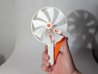 Sıkmalı Volanlı Fan — Dayanıklı Plastik