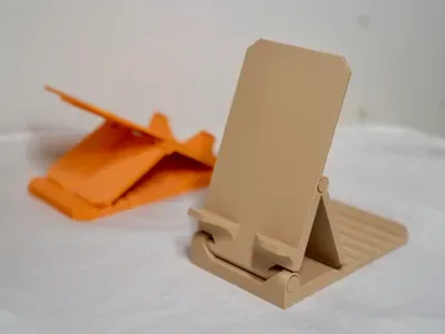 Tek Parça Katlanır Telefon Tutucu — Sert Plastik