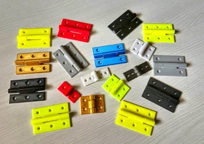 Tek Parça Menteşe Seti — Dayanıklı Plastik
