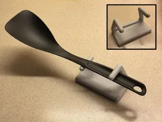 Tezgâh Üstü Spatula Dinlendirici — Dayanıklı Plastik