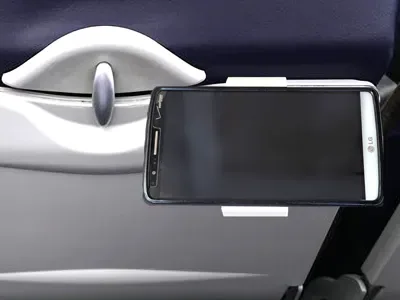 Uçak Tepsisi Telefon Tutucu — Sert Plastik