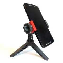Vidasız Tripod Telefon Standı — Dayanıklı Plastik