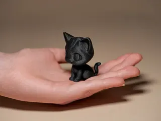 Yavru Kedi Heykelciği — Detaylı Reçine